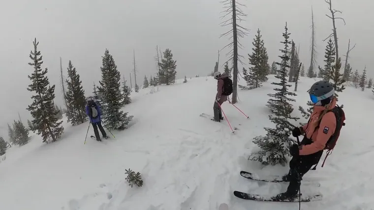 A Day Ski Touring with Payette Powder Guides